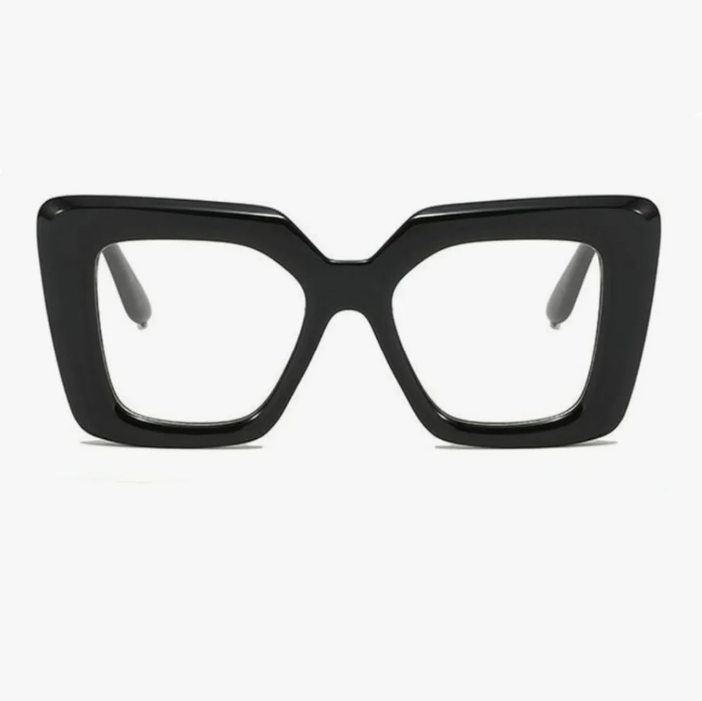 NEW Black Thick Oversize Fashion Glasses